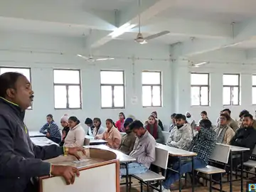 विश्व हिंदी दिवस समारोह।