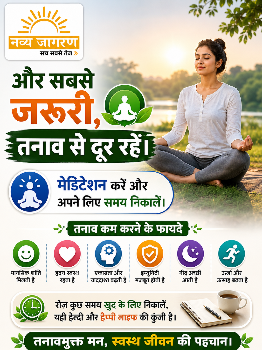 दिनचर्या में सुधार से मिलता है बेहतर स्वास्थ्य, नियमित व्यायाम को बनाएं आदत