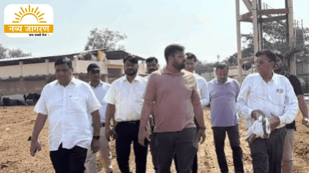 निरीक्षण के बाद नगर आयुक्त ने जताई नाराजगी, गायों को अलग शेड में रखने के दिए निर्देश