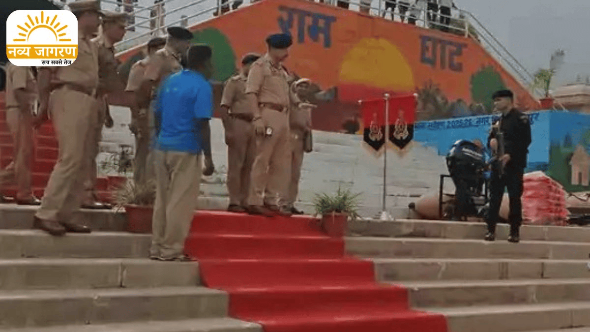 डीजी पीएसी ने श्रीराम घाट पर परखी तैयारियां, राहत उपकरणों और संसाधनों की समीक्षा की
