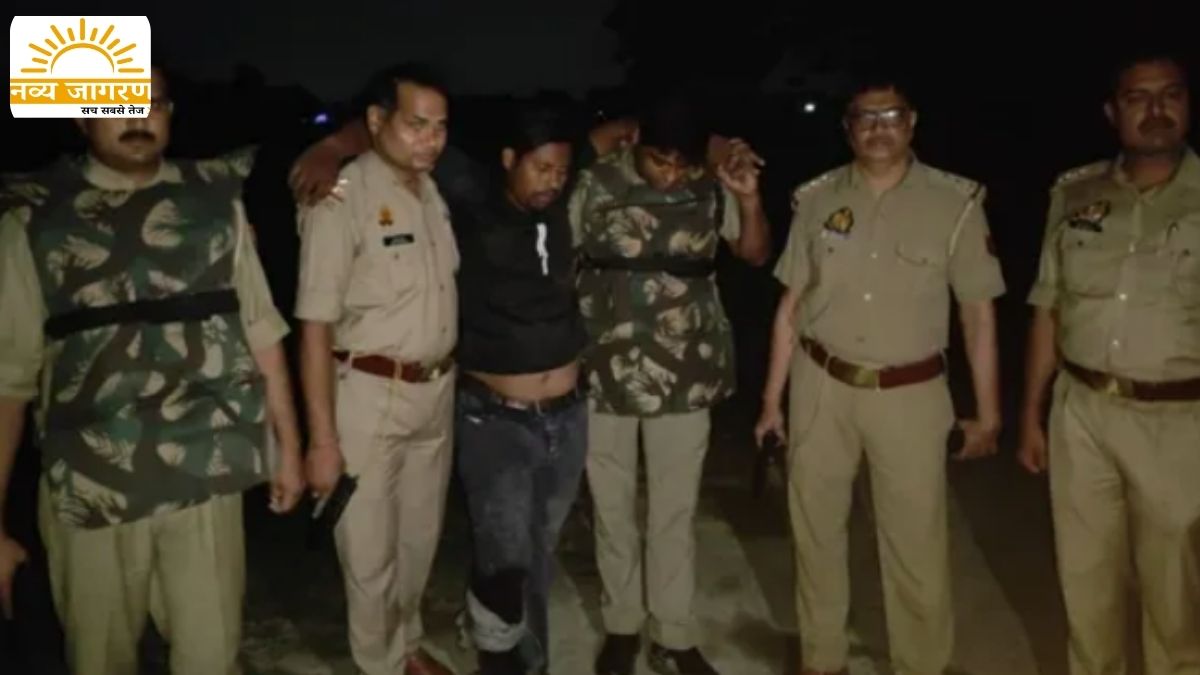 एक आरोपी के पैर में लगी गोली, महिला से झपटकर भागे थे मंगलसूत्र